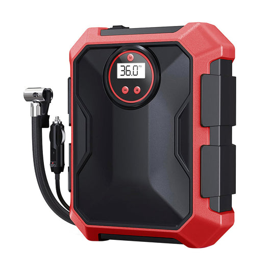 Portable Tire Inflator with Digital Display and LED Light 100PSI