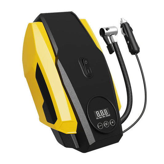 Portable 12V Tire Inflator with LED Light and Auto Shut Off