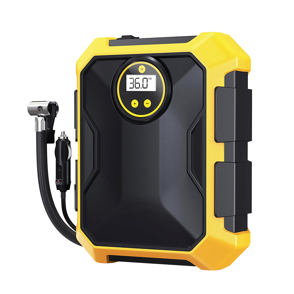 Portable Tire Inflator with Digital Display and LED Light 100PSI