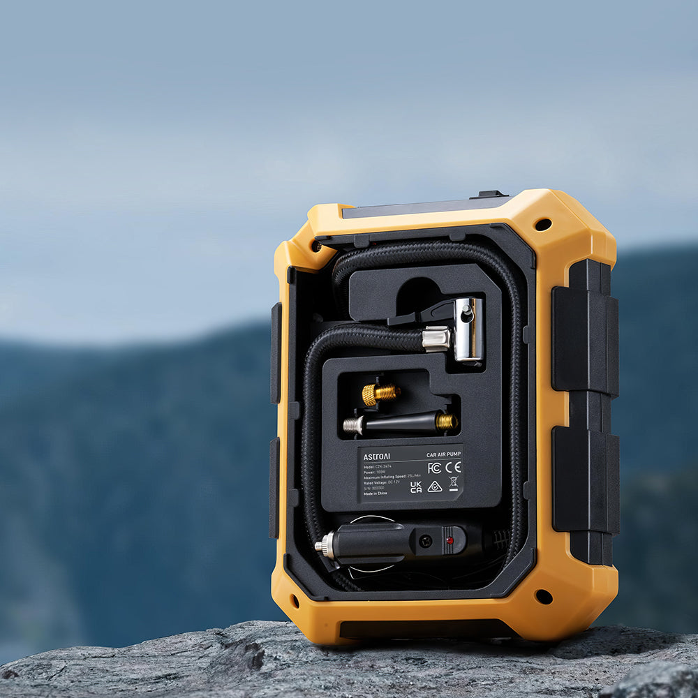 Portable Tire Inflator with Digital Display and LED Light 100PSI